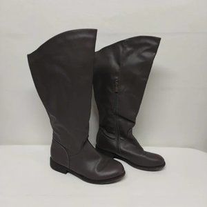 JG Women's Gray Boots Size 8